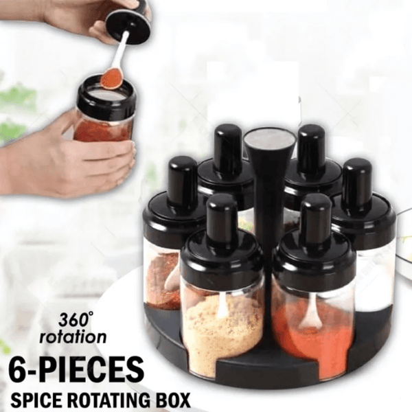 6 In 1 Spice Condiments Bottles